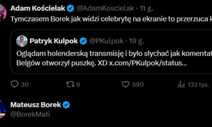 RIPOSTA DEKADY w wykonaniu Mateusza Borka na zaczepkę kibica xD